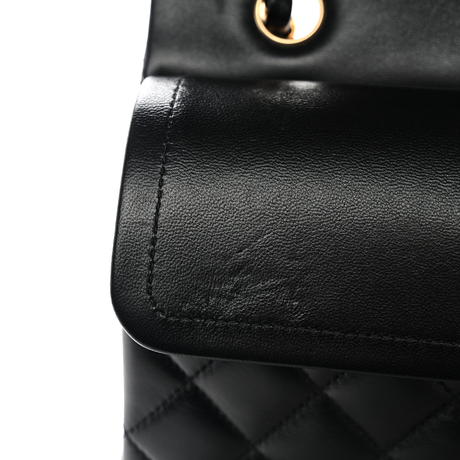 Chanel Lambskin Quilted Small Double Flap Black