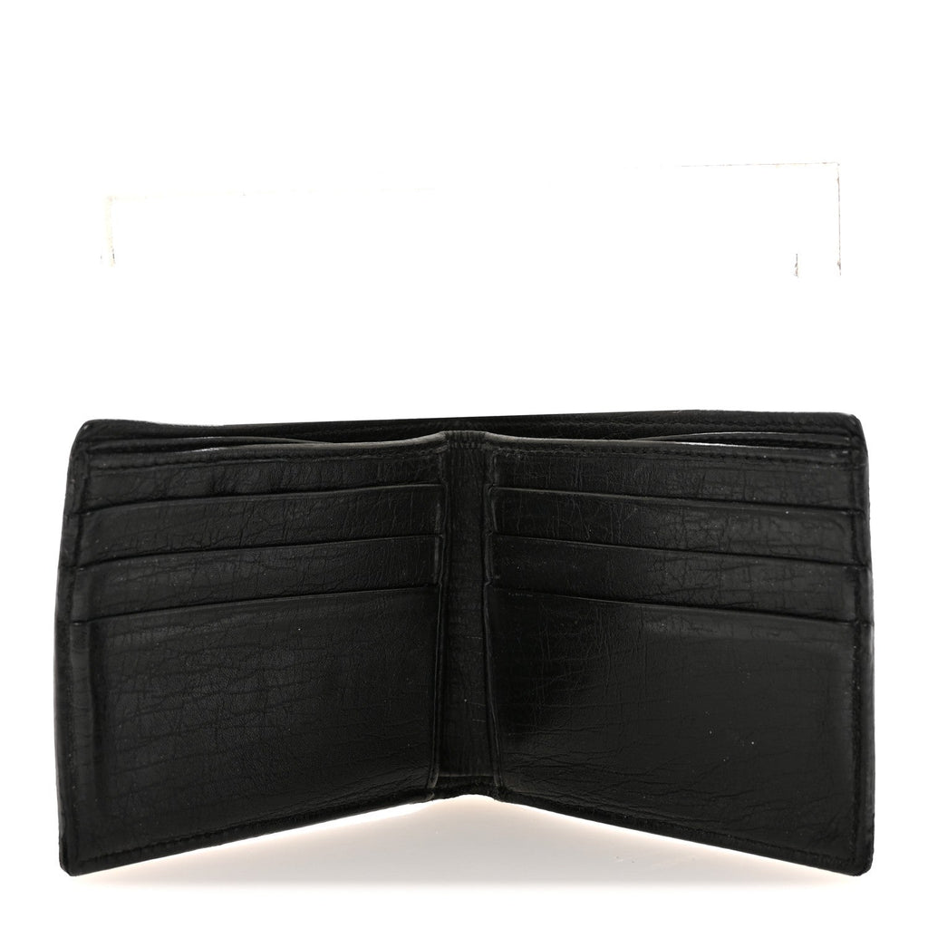 Gucci GG Supreme Monogram Bi-Fold Wallet Black