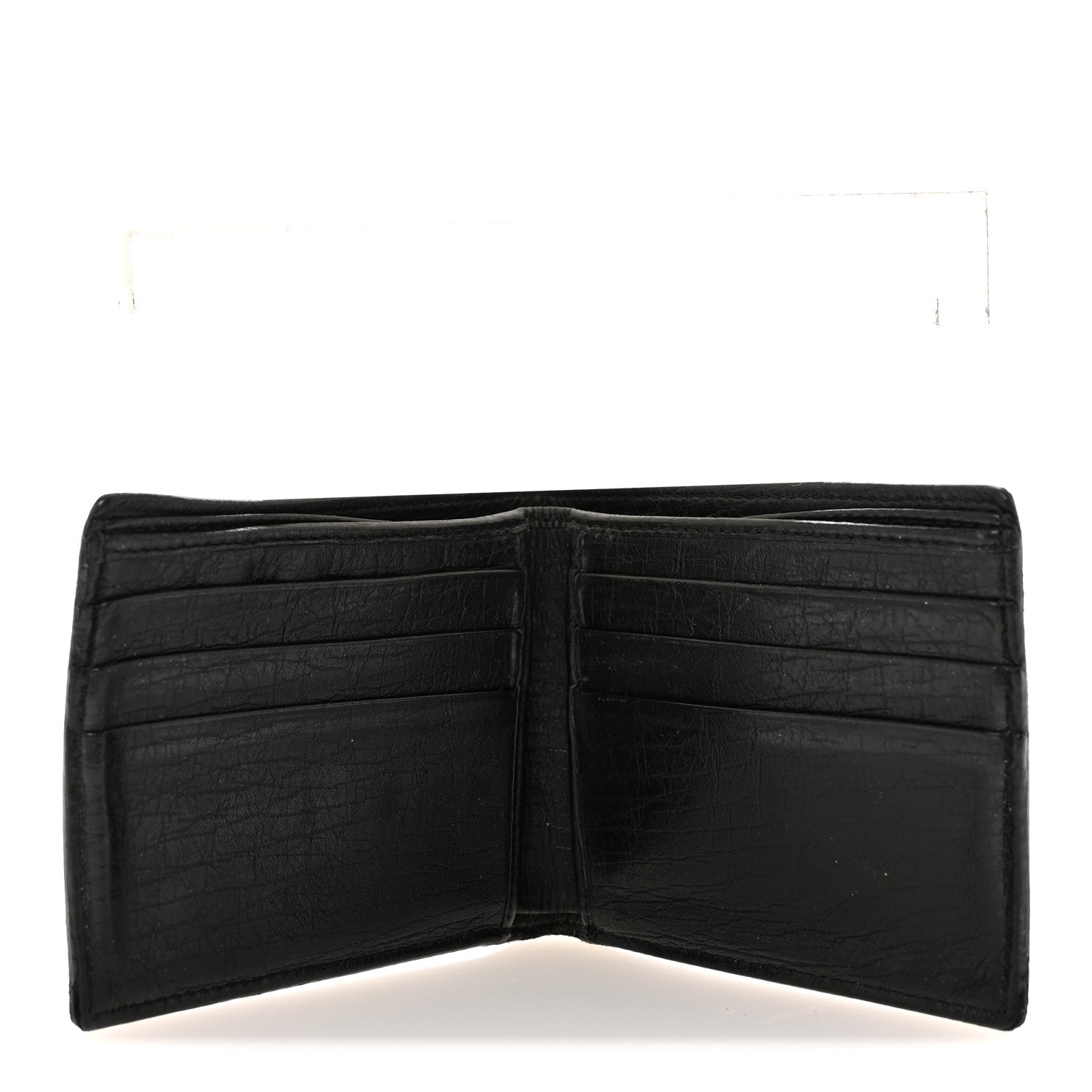 Gucci GG Supreme Monogram Bi-Fold Wallet Black