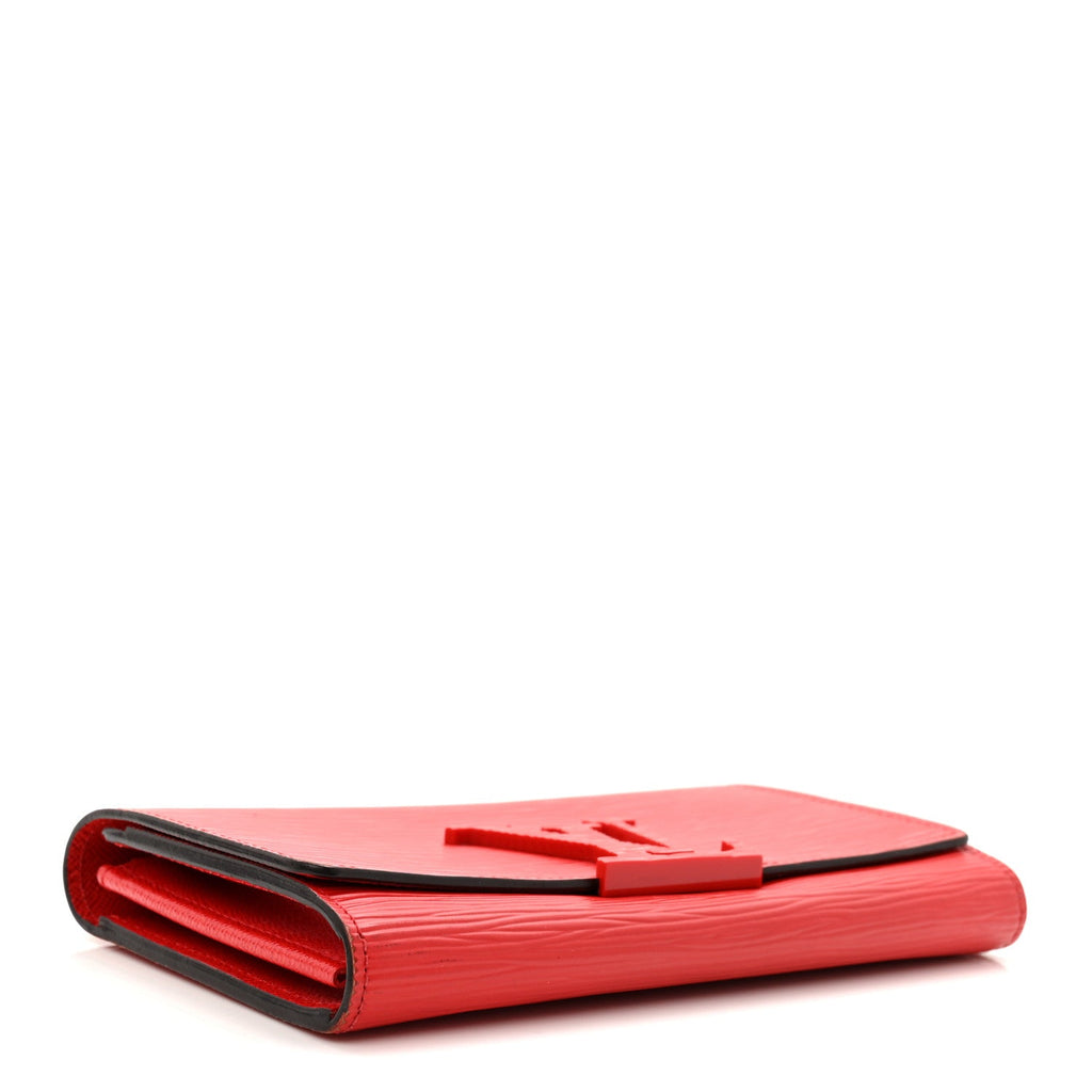 Louis Vuitton Epi Louise Wallet Coquelicot