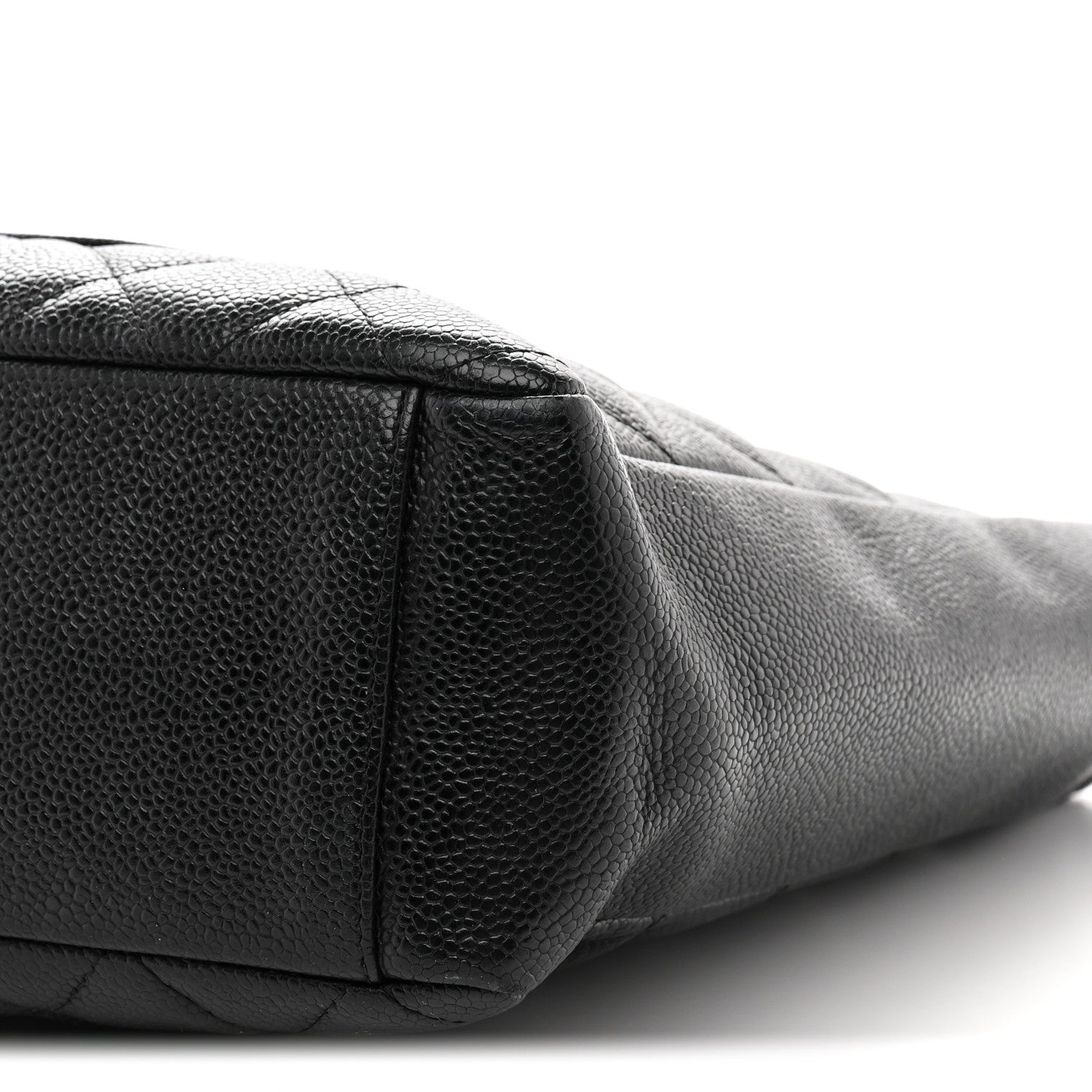 Chanel Caviar Quilted Petit Shopping Tote PST Black