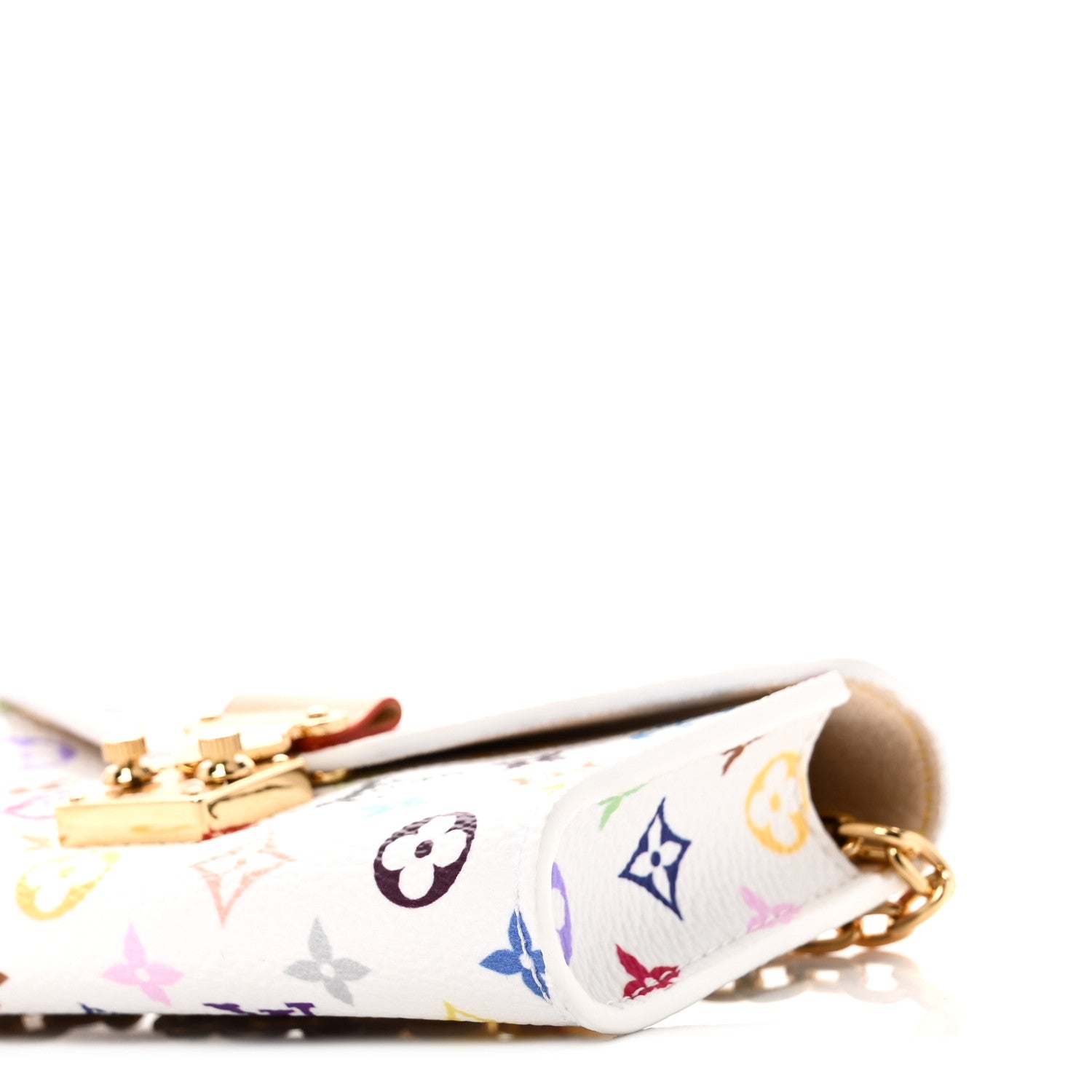 Louis Vuitton LV X TM Monogram Multicolor Pouch Metis Belt White