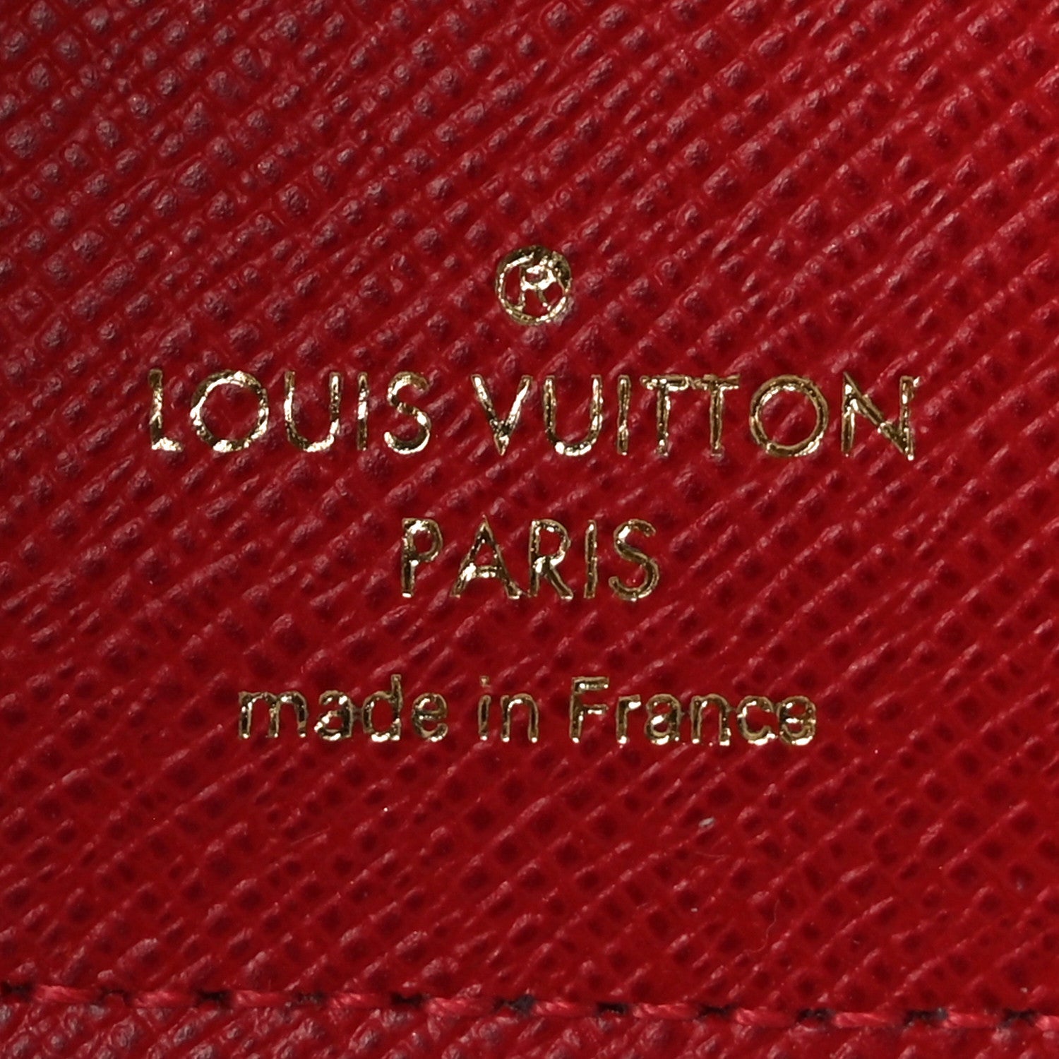 Louis Vuitton Damier Ebene Victorine Wallet Rouge