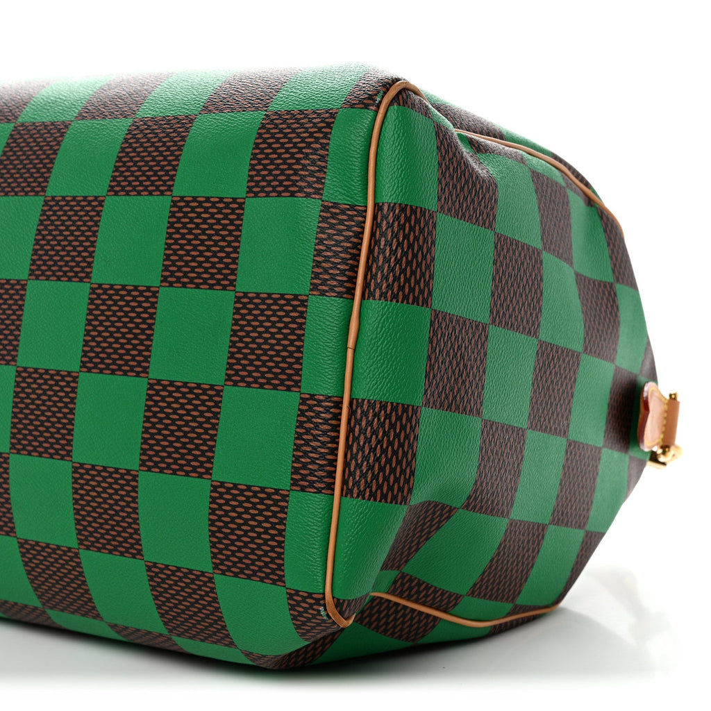 Louis Vuitton Damier Pop Speedy Bandouliere 40 Green