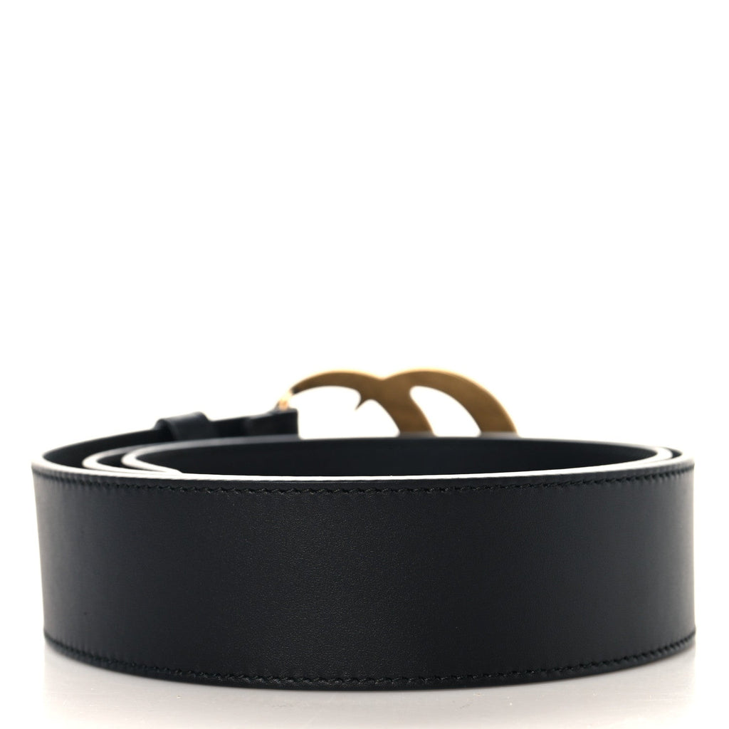 Gucci Calfskin Double G 40mm Belt 85 34 Black