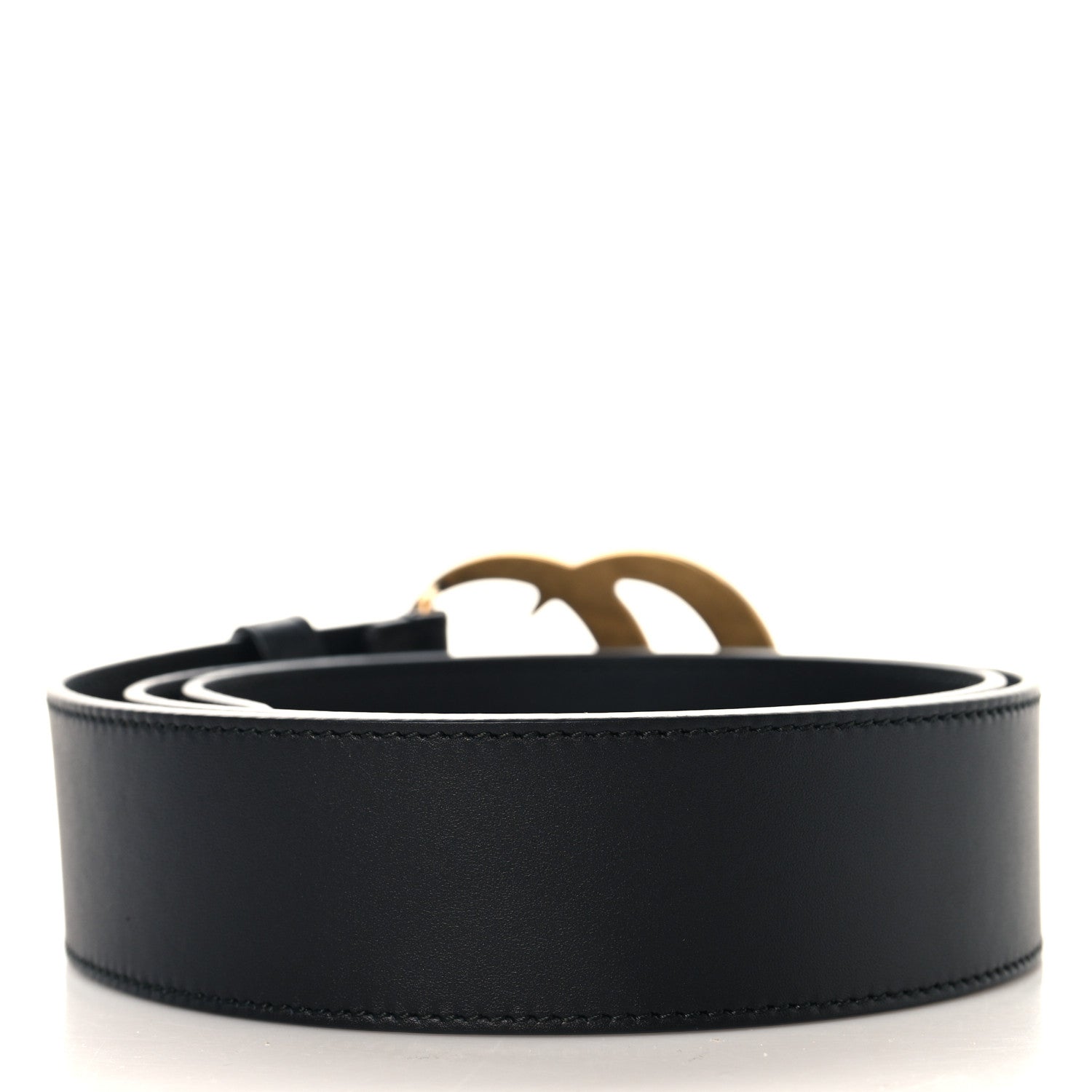 Gucci Calfskin Double G 40mm Belt 85 34 Black