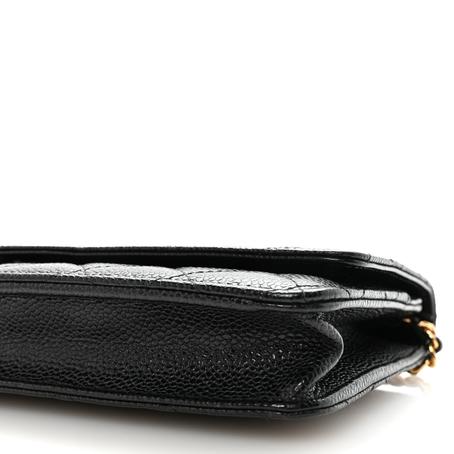 Chanel Caviar Quilted Wallet on Chain WOC Black