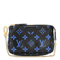 Louis Vuitton Colored Monogram Mini Pochette Accessories Blue Black
