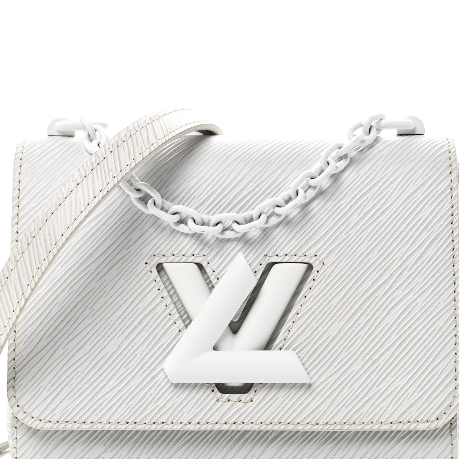 Louis Vuitton Epi Twist Shoulder Bag PM Matte White