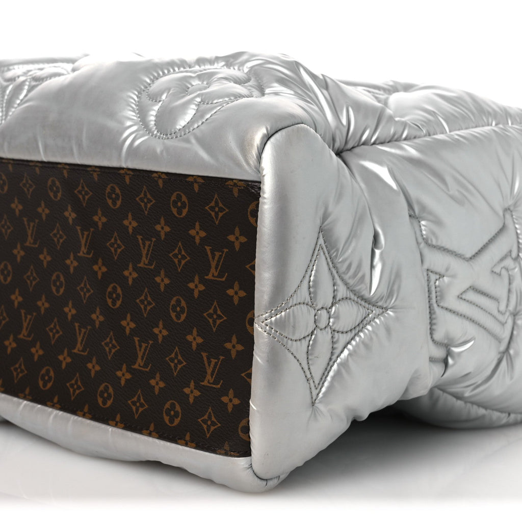 Louis Vuitton Econyl Monogram Pillow Giant Onthego GM Silver
