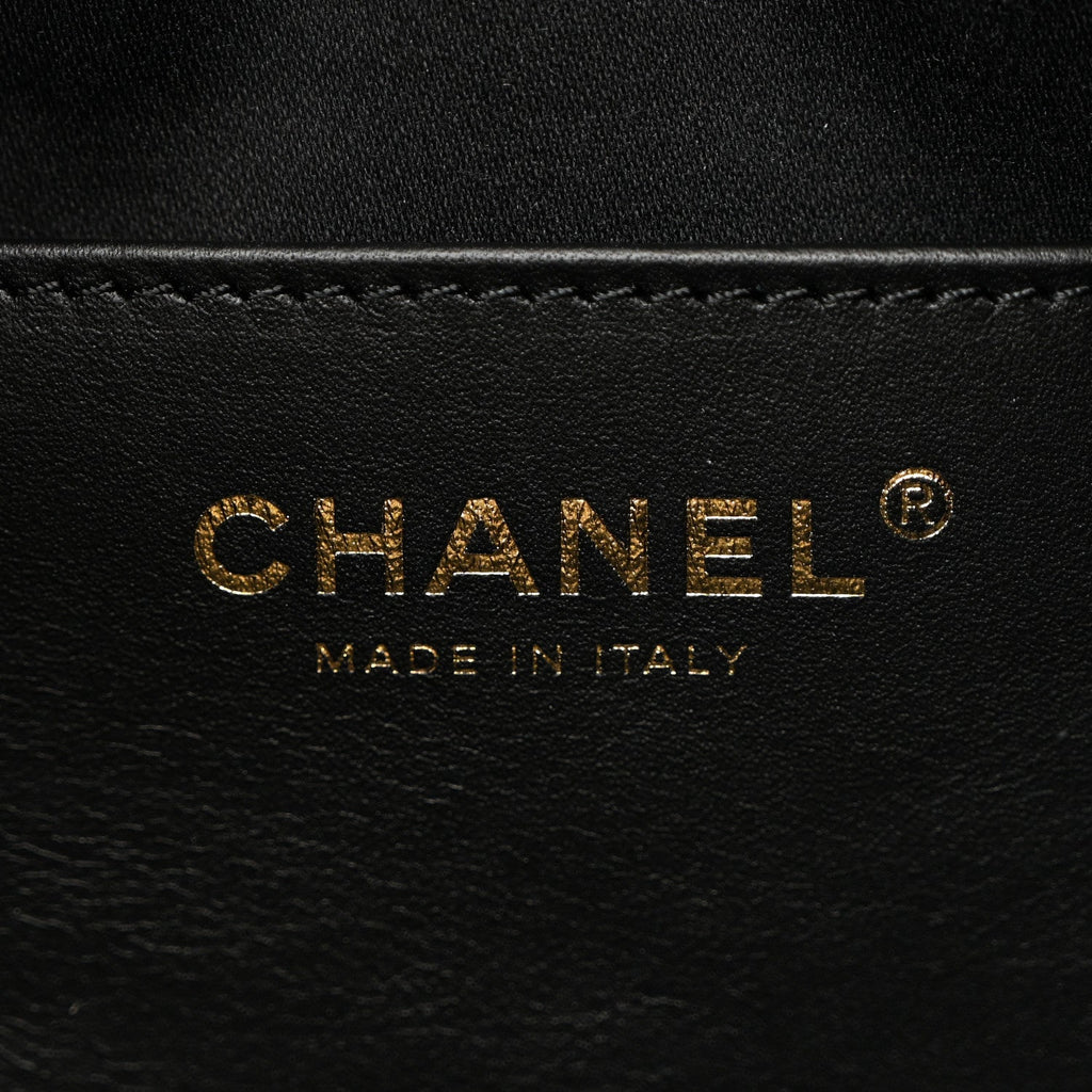 Chanel Caviar Quilted Mini Chanel 25 Handbag Black