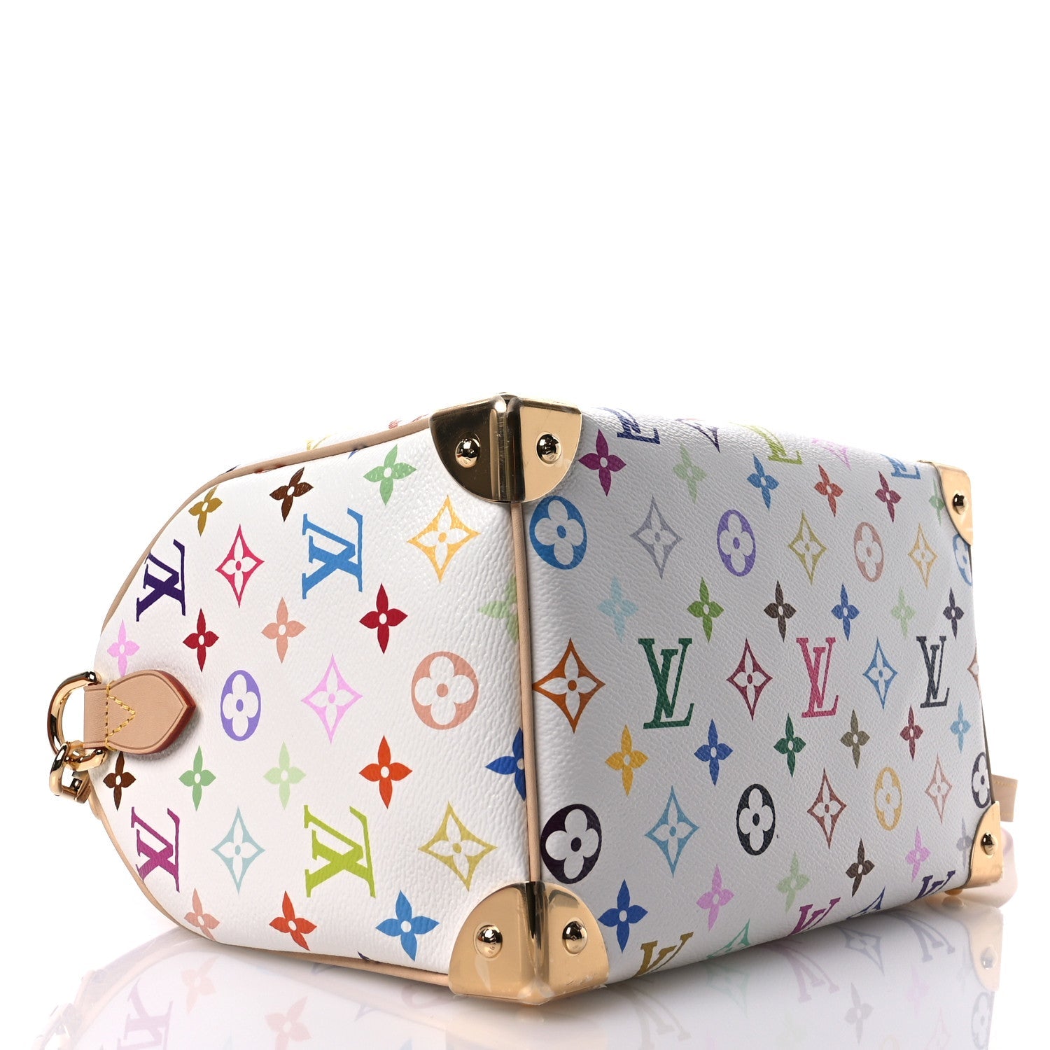 Louis Vuitton LV X TM Monogram Multicolor Speedy Bandouliere 25 White