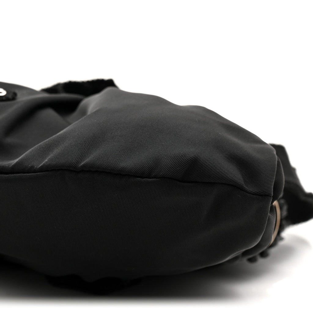 Prada Tessuto Nylon Bead Evening Bag Black