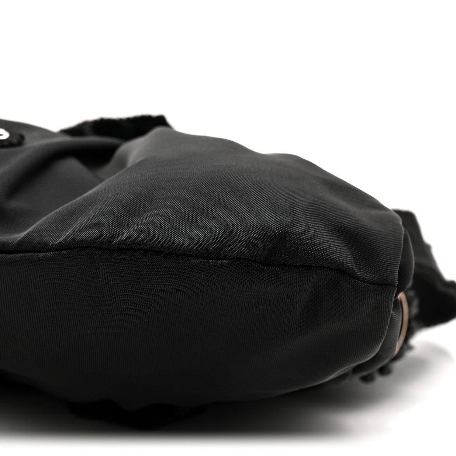 Prada Tessuto Nylon Bead Evening Bag Black