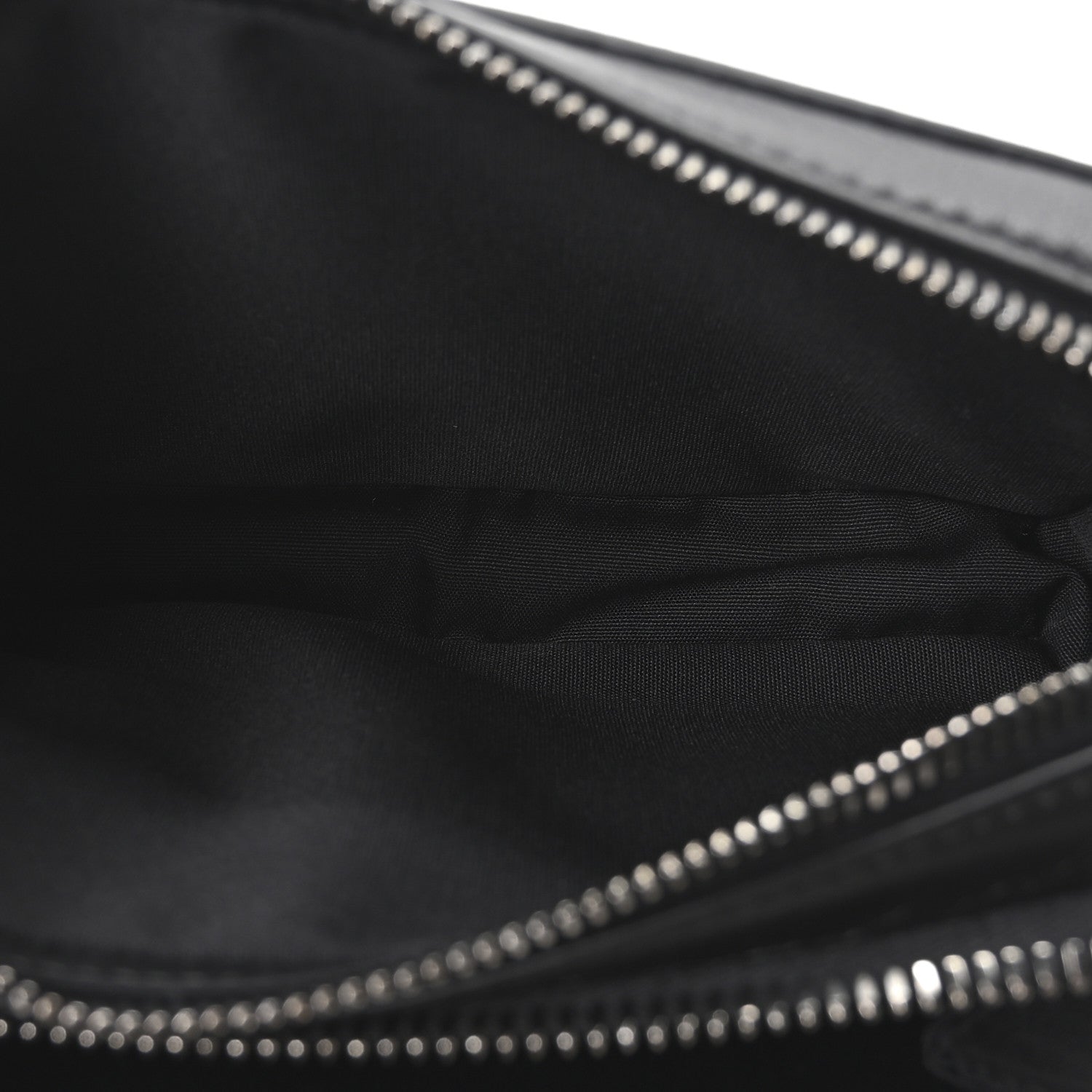 Christian Dior Coated Canvas CD Diamond Messenger Pouch Black