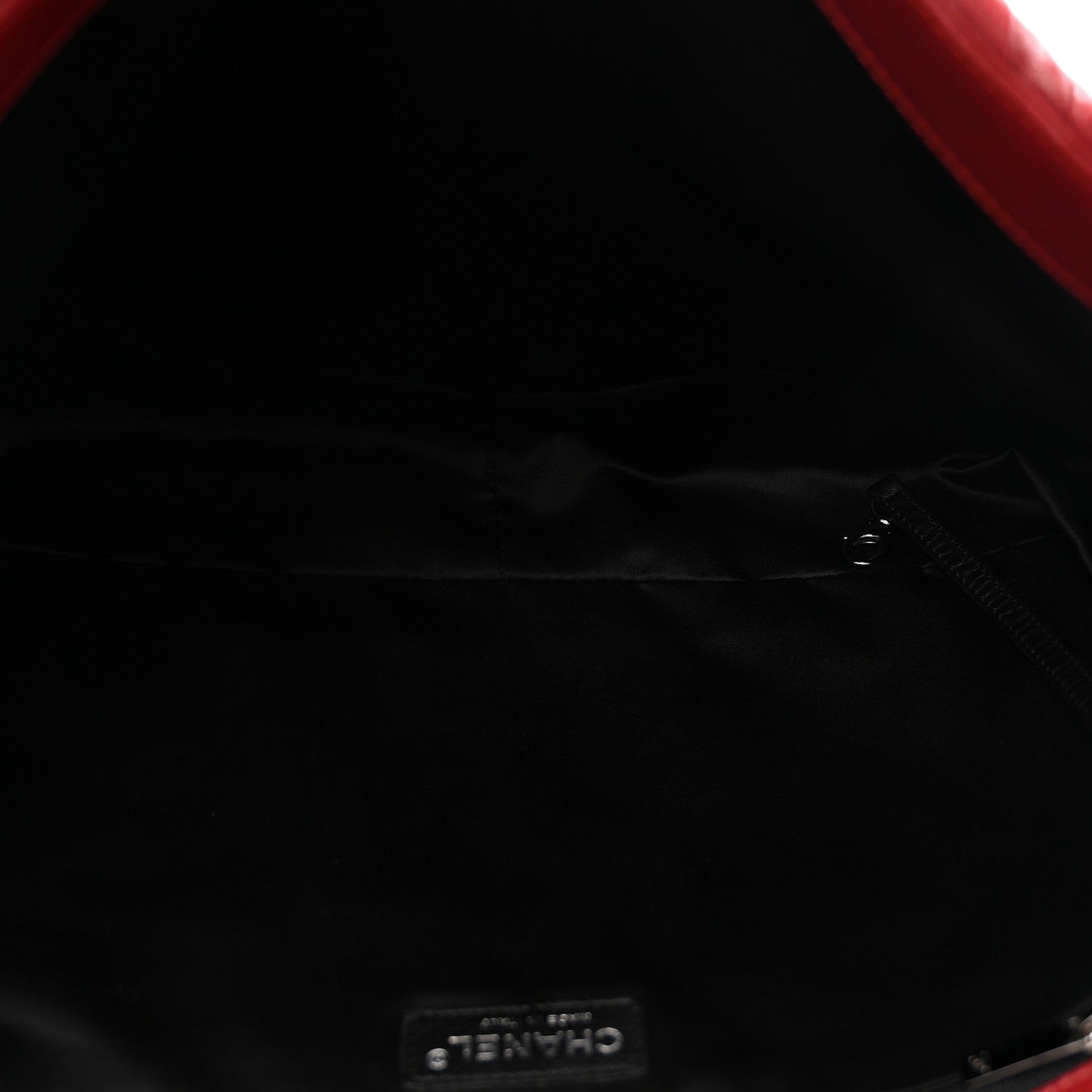 Chanel Glazed Calfskin Twisted Maxi Flap Red