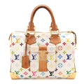 Louis Vuitton Monogram Multicolor Speedy 30 White