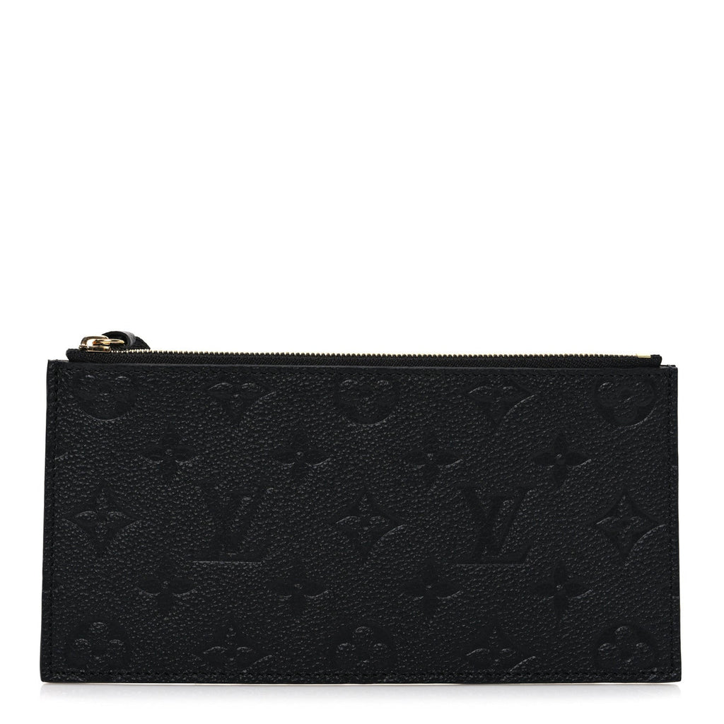 Louis Vuitton Empreinte Felicie Chain Wallet Zippered Insert Black