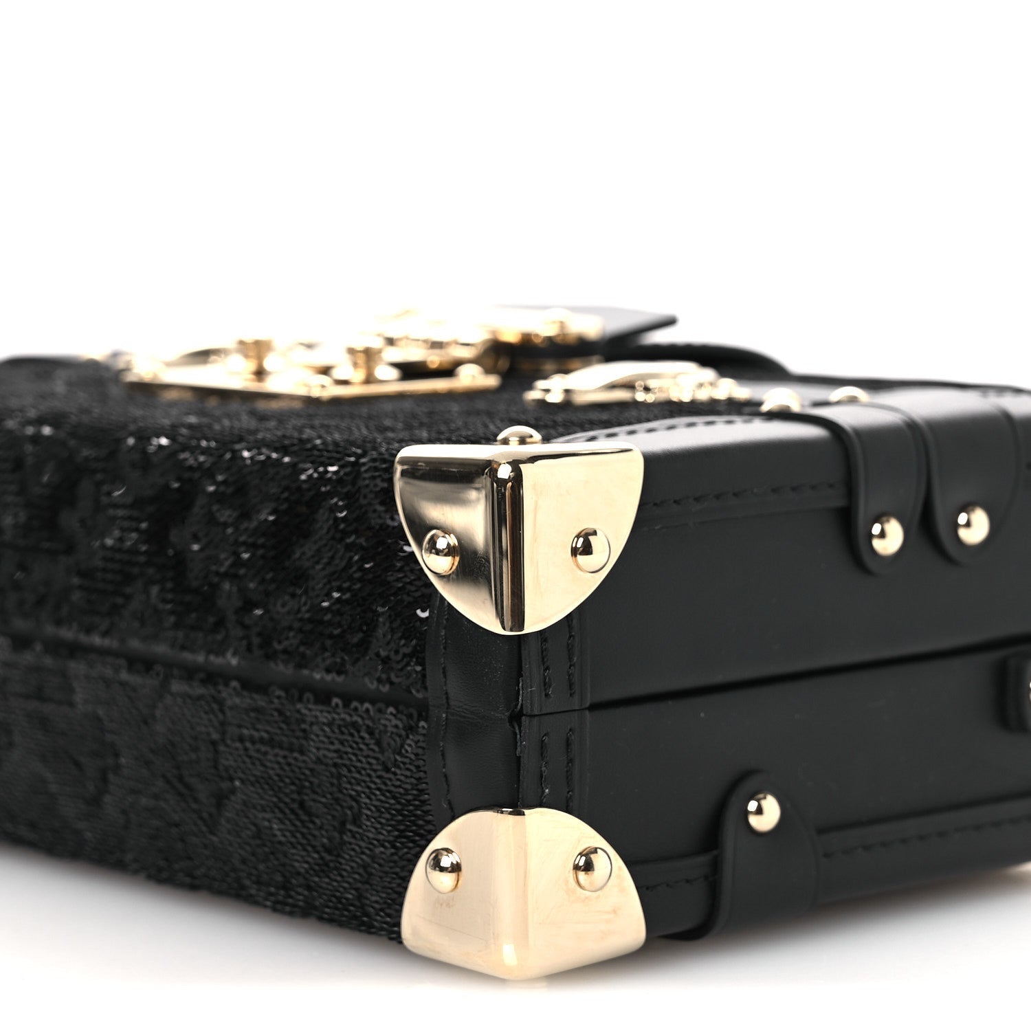 Louis Vuitton Sequins Petite Malle Black