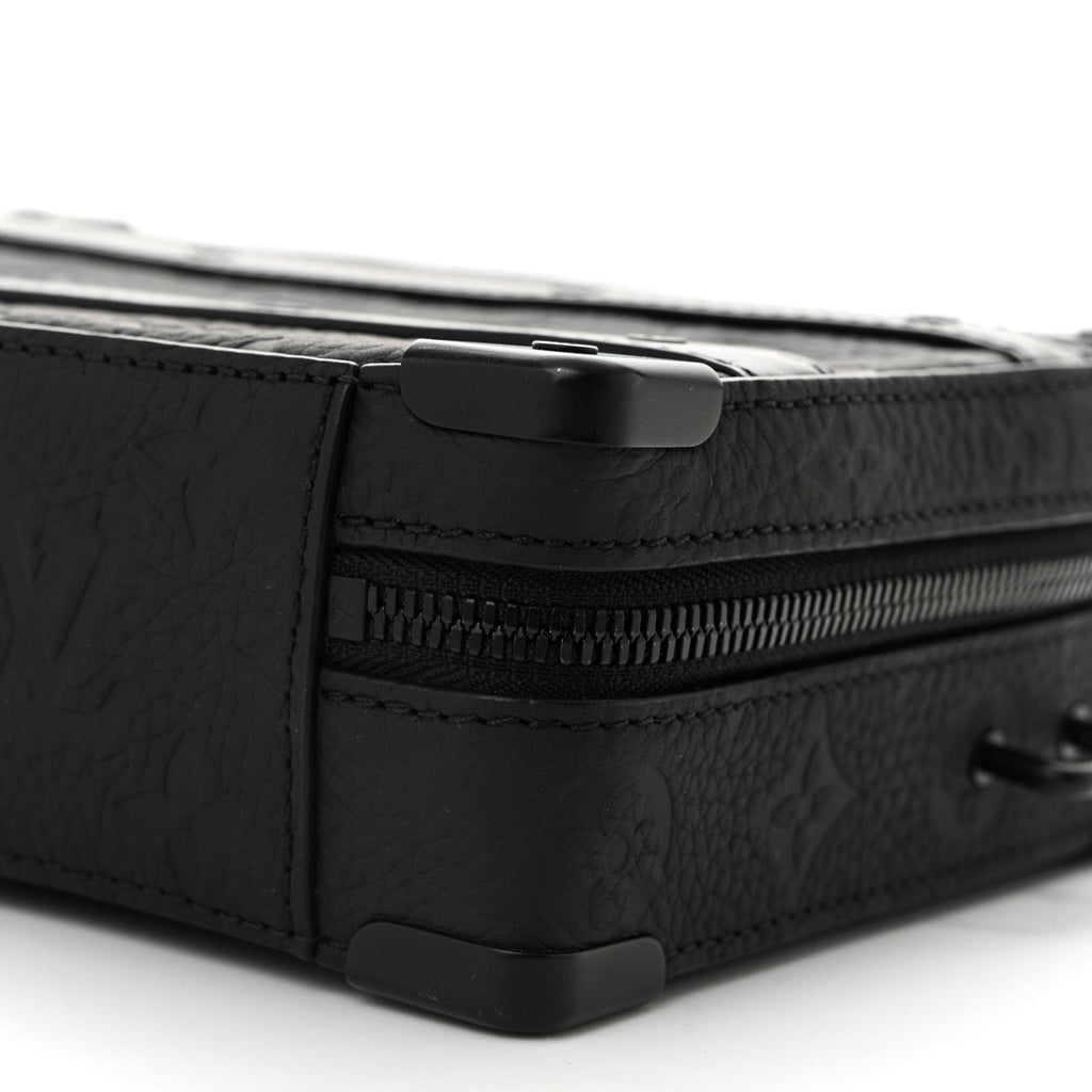 Louis Vuitton Taurillon Monogram Soft Trunk Black