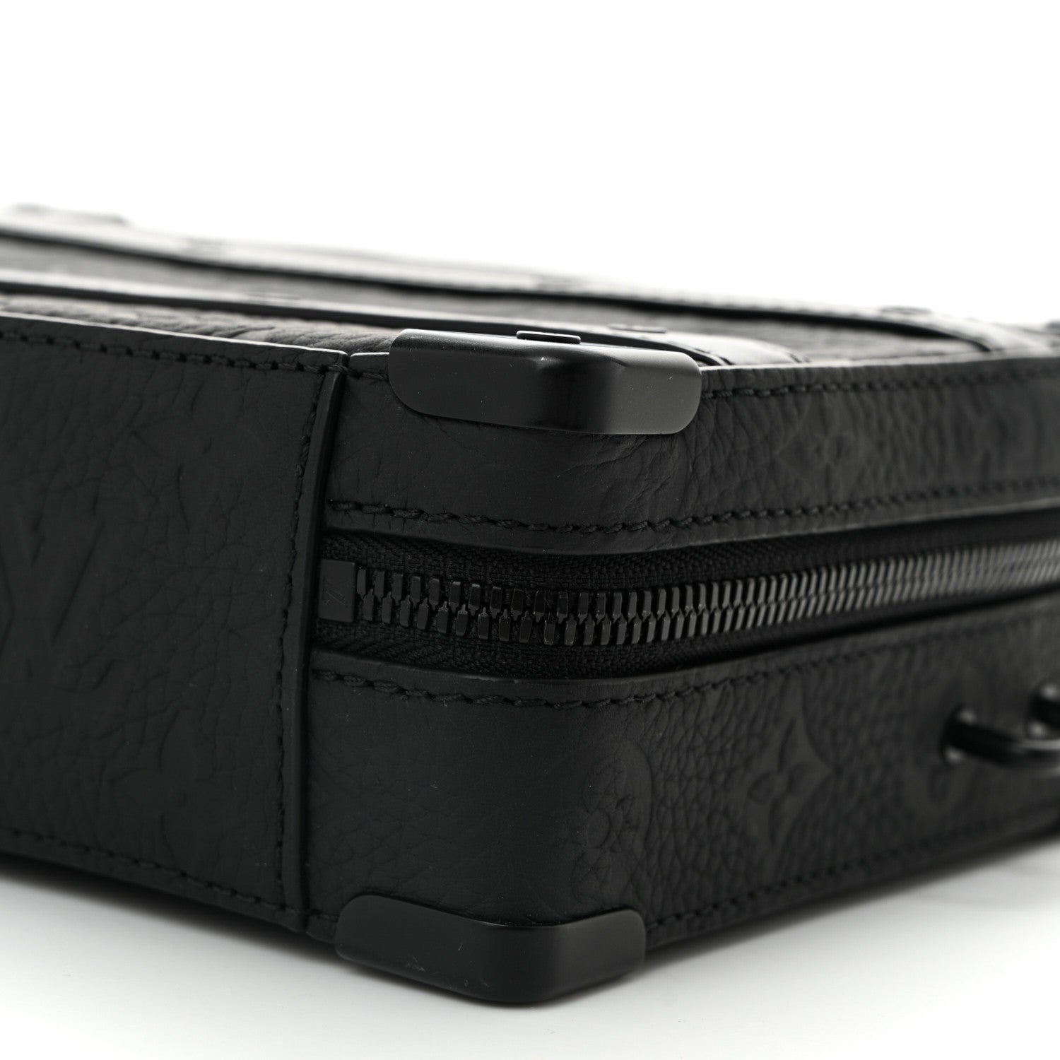 Louis Vuitton Taurillon Monogram Soft Trunk Black