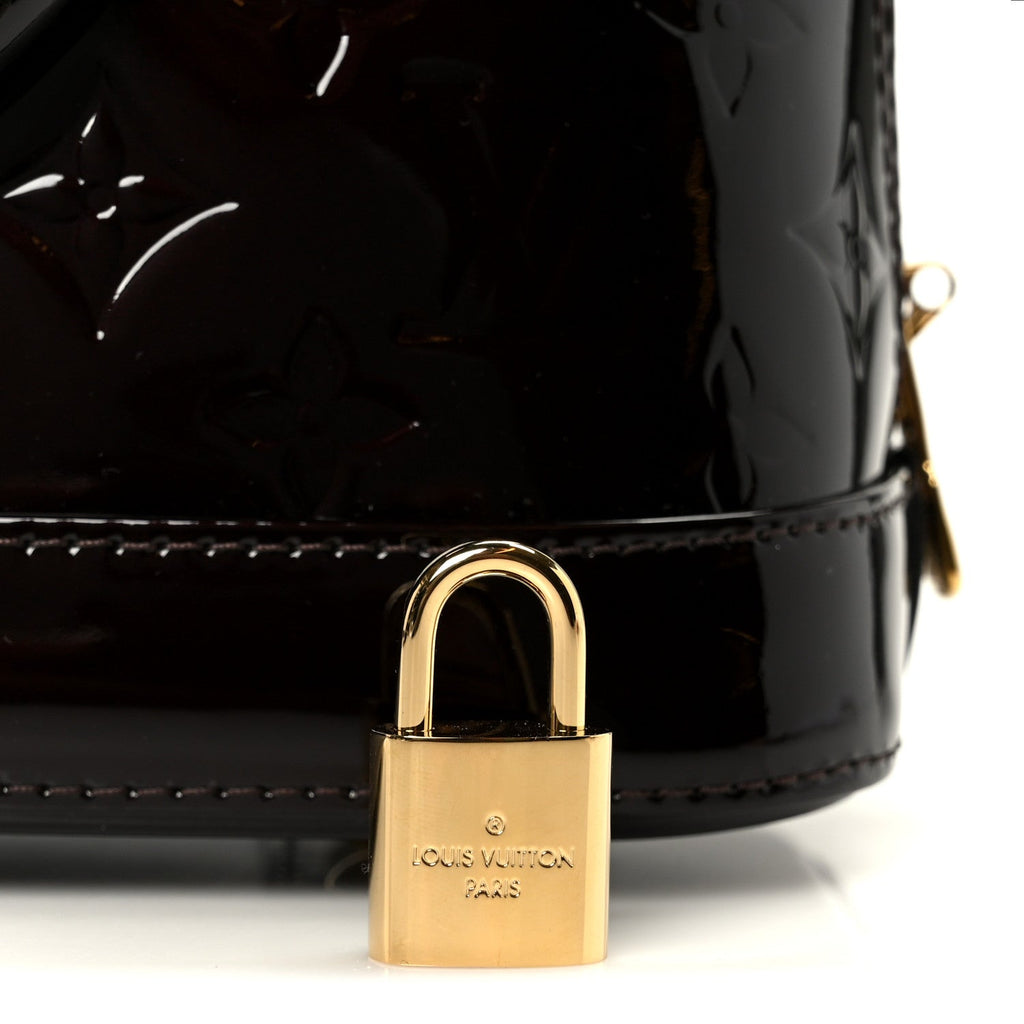 Louis Vuitton Vernis Alma BB Amarante