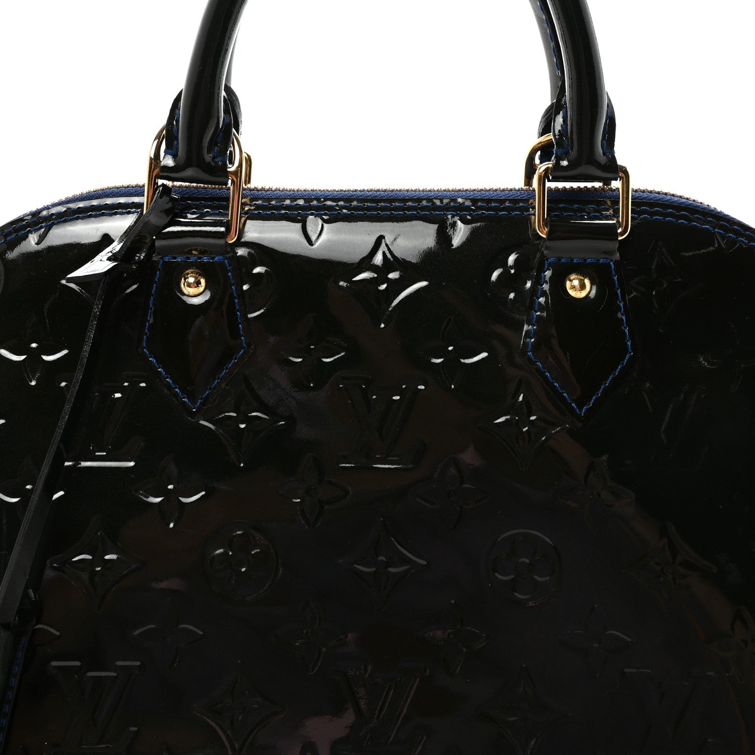 Louis Vuitton Vernis Alma PM Blue Infini