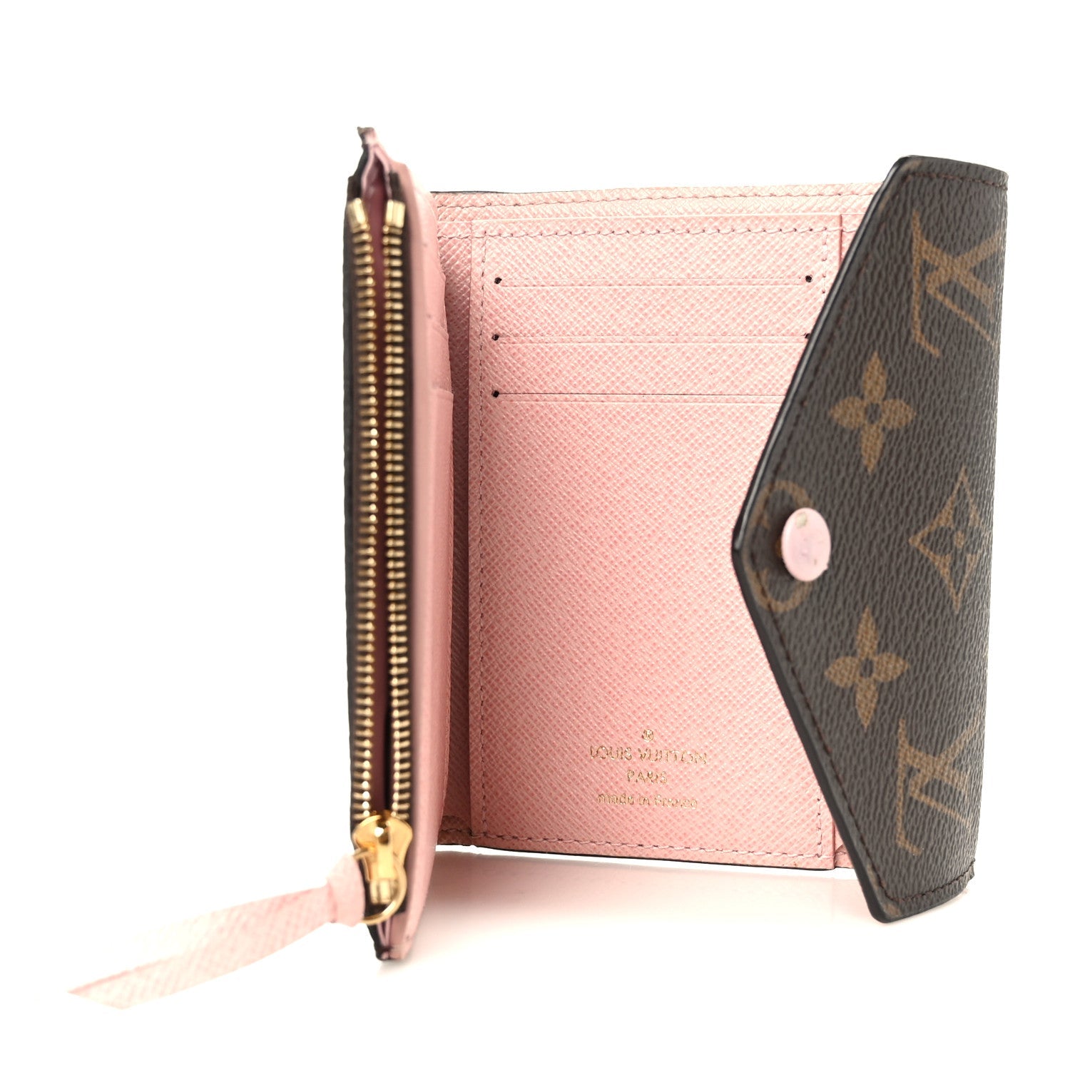Louis Vuitton Monogram Victorine Wallet Rose Ballerine