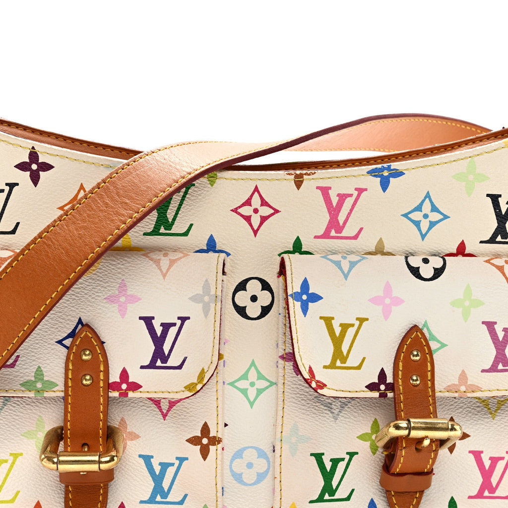 Louis Vuitton Monogram Multicolor Lodge GM White