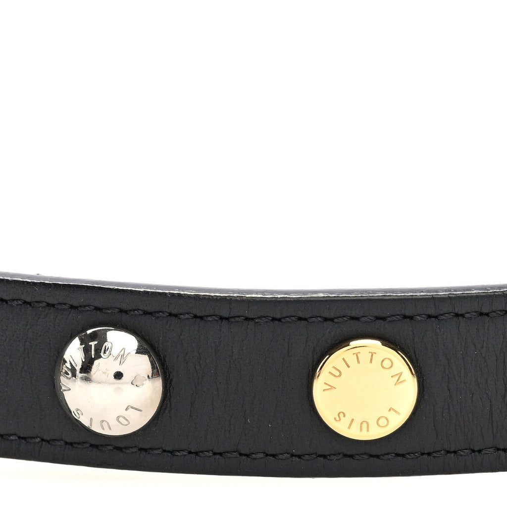 Louis Vuitton Calfskin Spikes Studded 75 30 Belt Black
