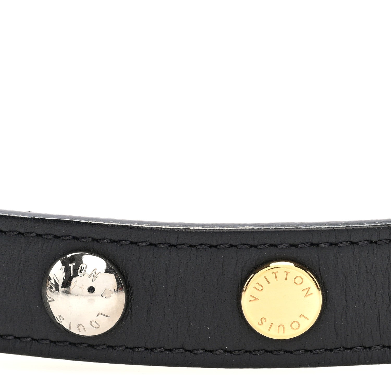 Louis Vuitton Calfskin Spikes Studded 75 30 Belt Black