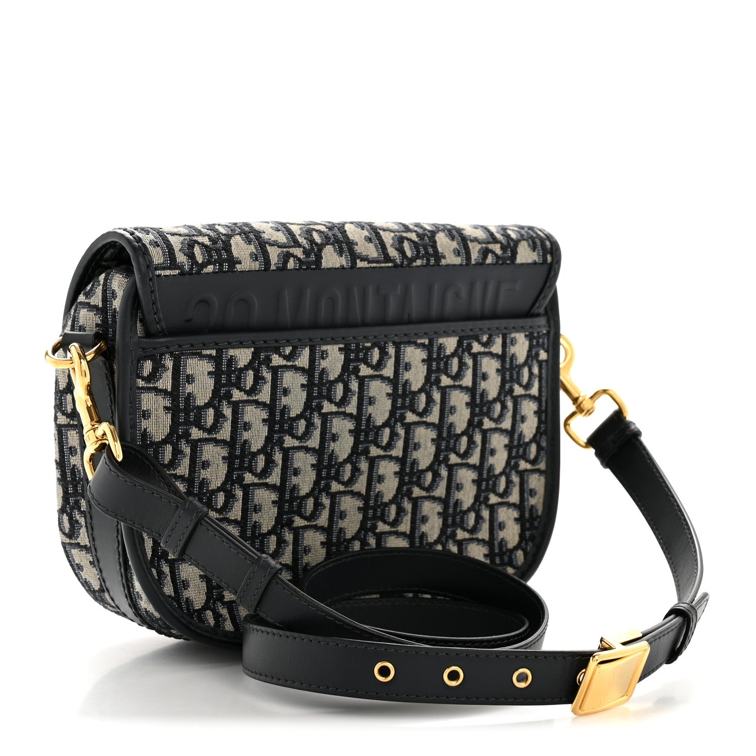 Christian Dior Oblique Medium Bobby Flap Blue