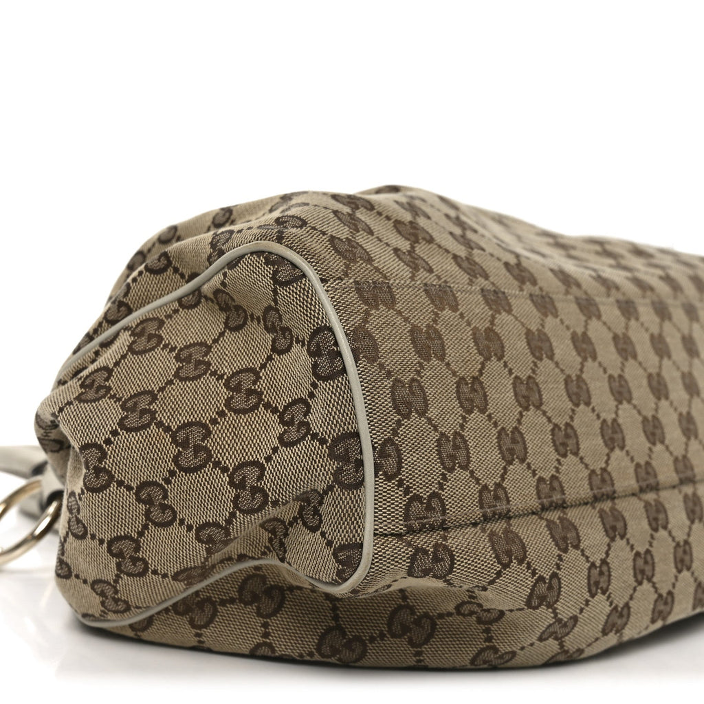 Gucci Monogram Medium Sukey Tote Off White