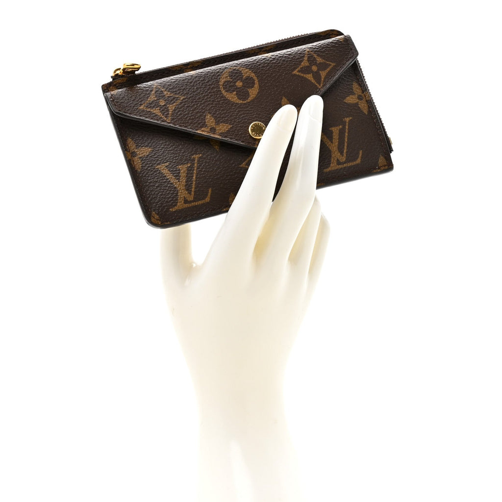 Louis Vuitton Monogram Recto Verso Card Holder Black