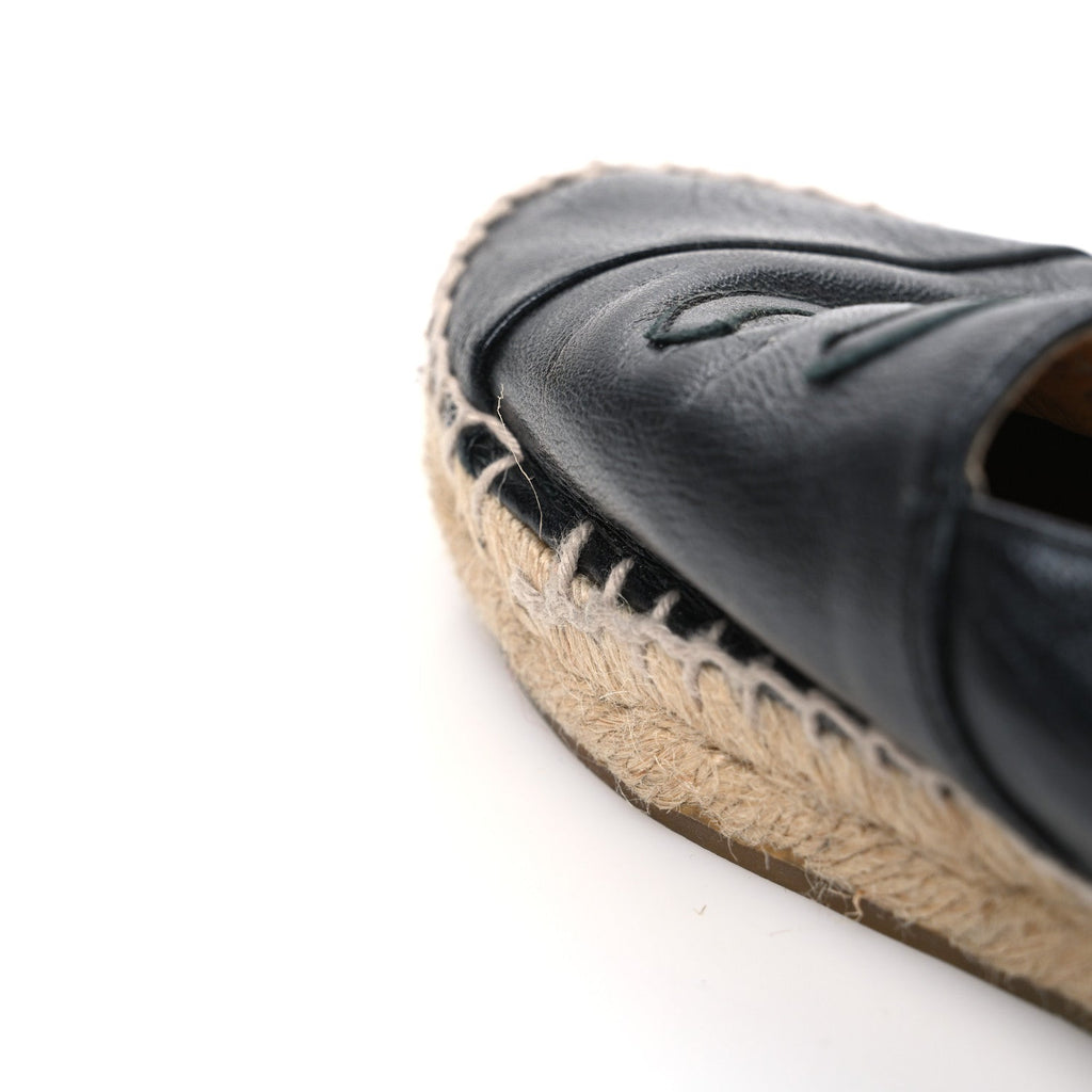 Lambskin CC Espadrilles 36 Black
