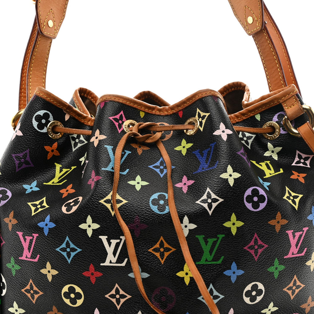 Louis Vuitton Monogram Multicolor Petit Noe Black