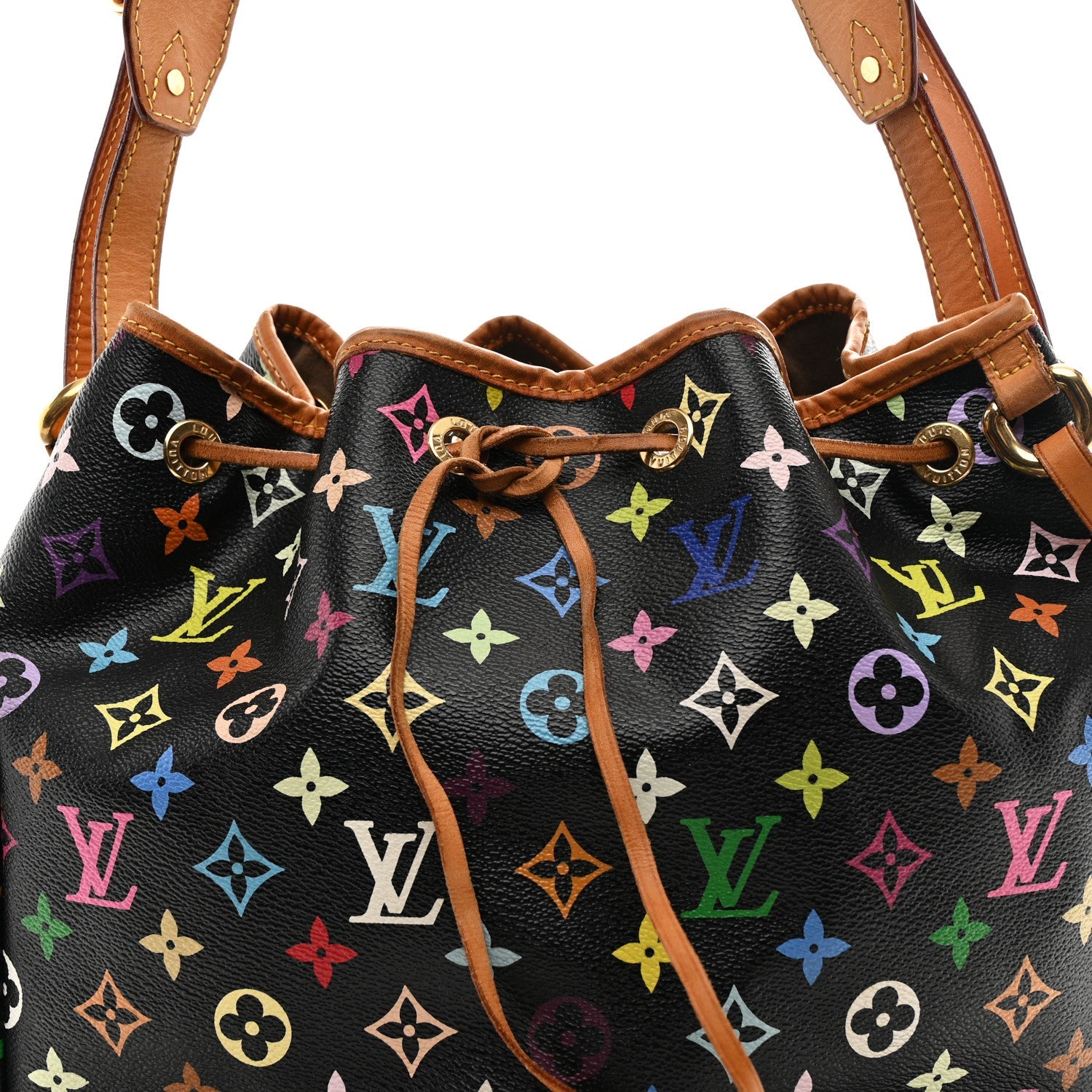 Louis Vuitton Monogram Multicolor Petit Noe Black