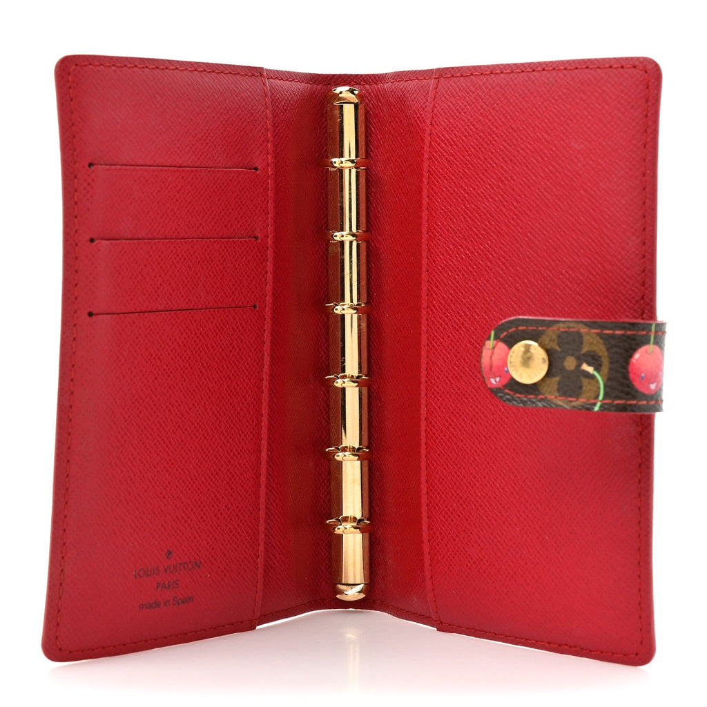 Louis Vuitton Monogram Cerises Small Ring Agenda Cover