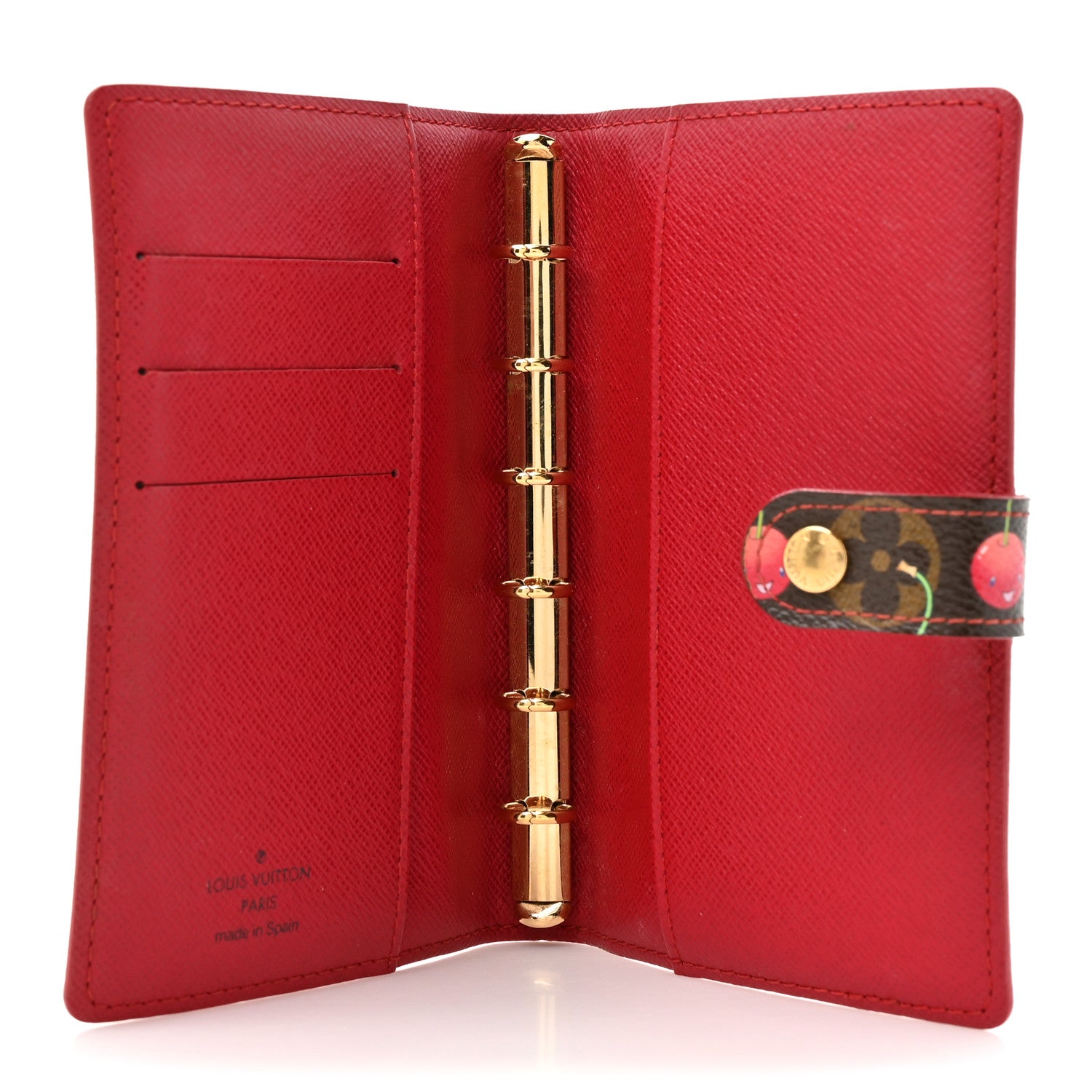 Louis Vuitton Monogram Cerises Small Ring Agenda Cover