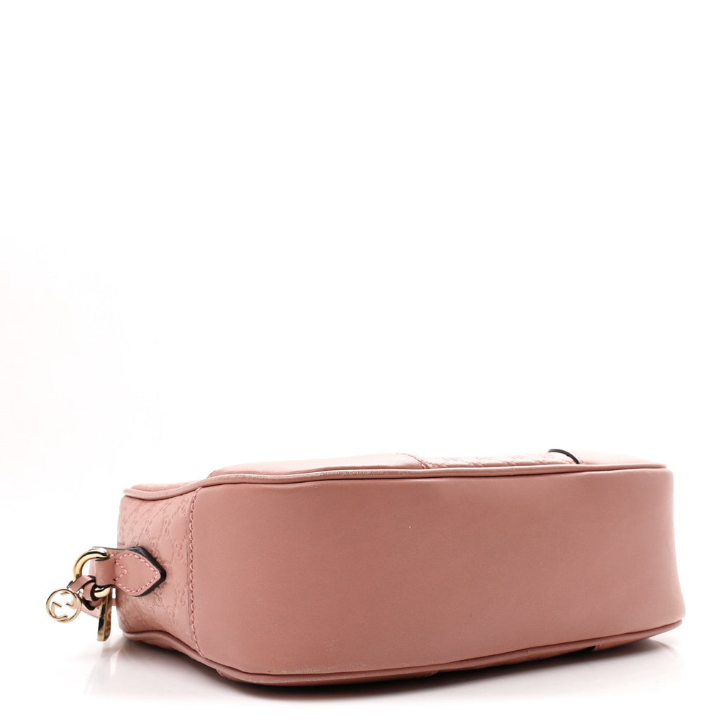 Gucci Soft Microguccissima Mini Bree Messenger Bag Soft Pink