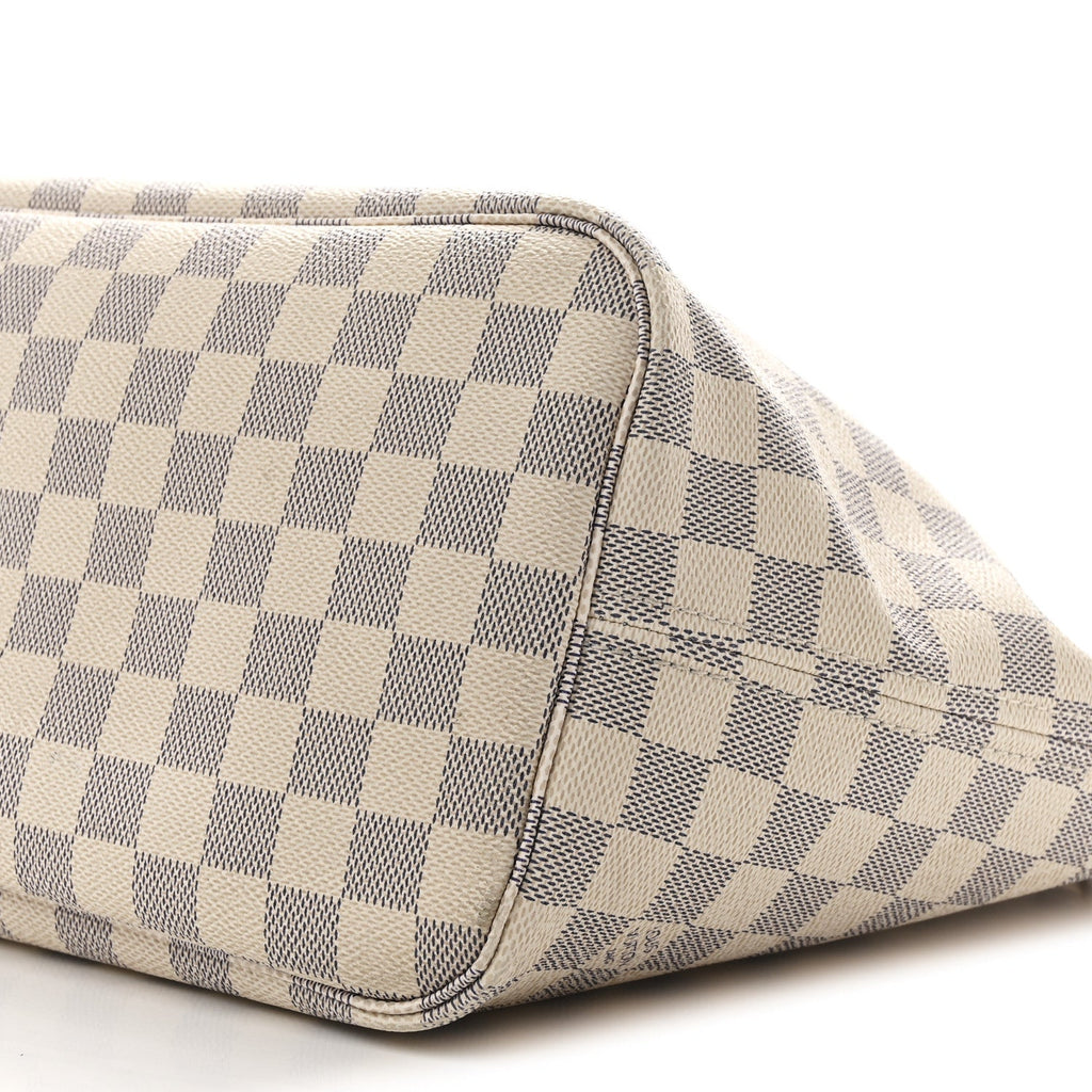 Louis Vuitton Damier Azur Neo Neverfull MM Rose Ballerine