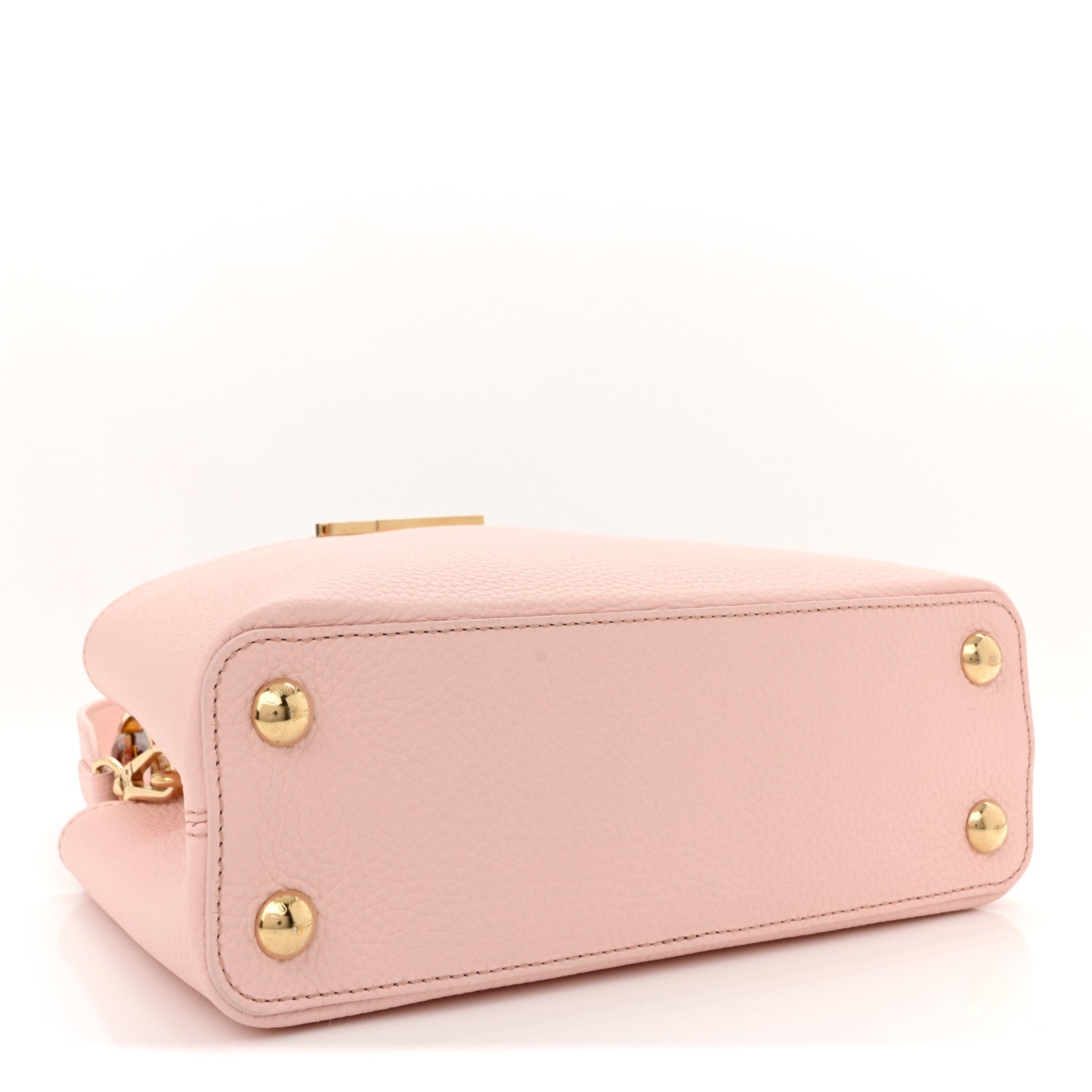 Louis Vuitton Taurillon Resin Murano Capucines BB Rose Jasmin