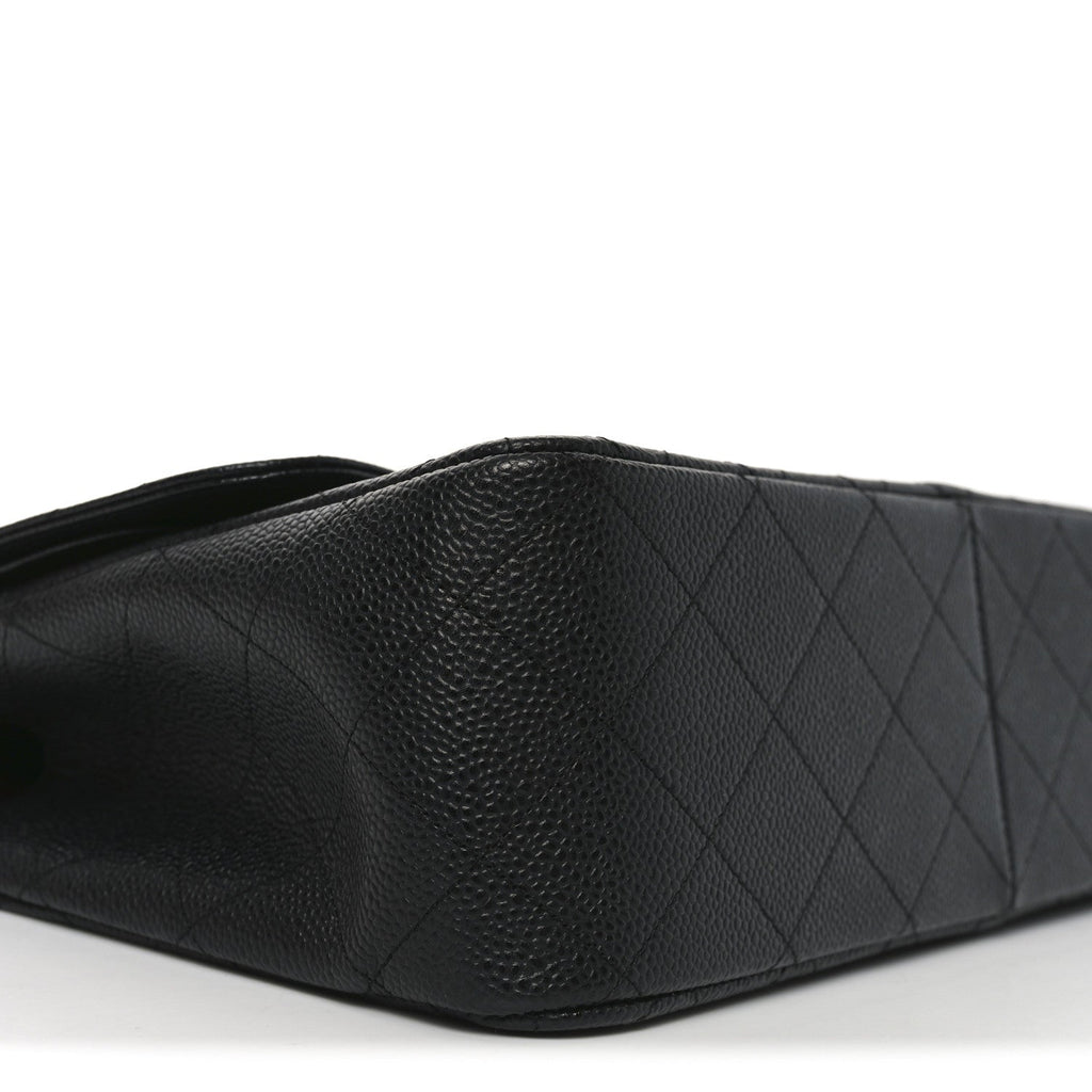 Chanel Caviar Quilted Jumbo Double Flap Black