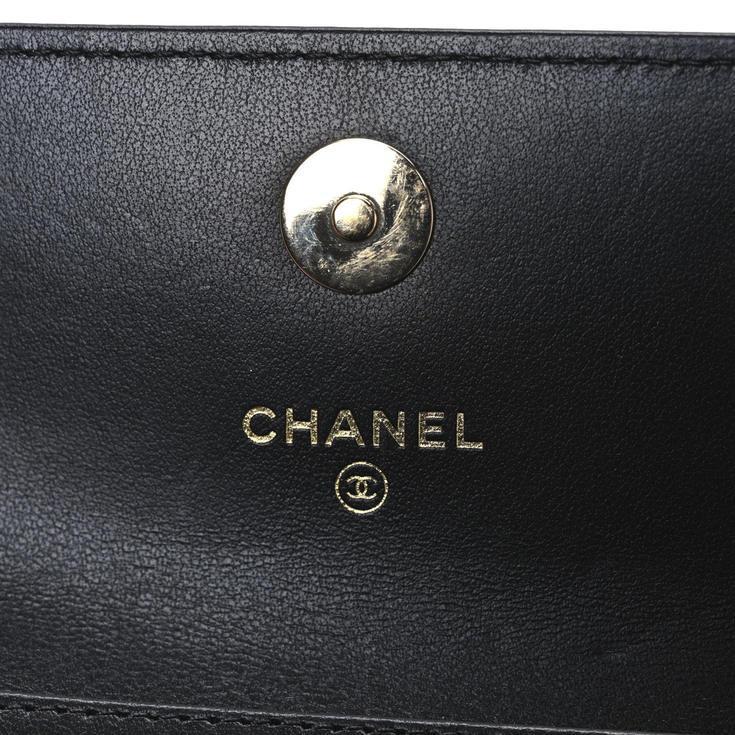 Chanel Caviar Quilted Mini Ribbon Wallet On Chain WOC Black