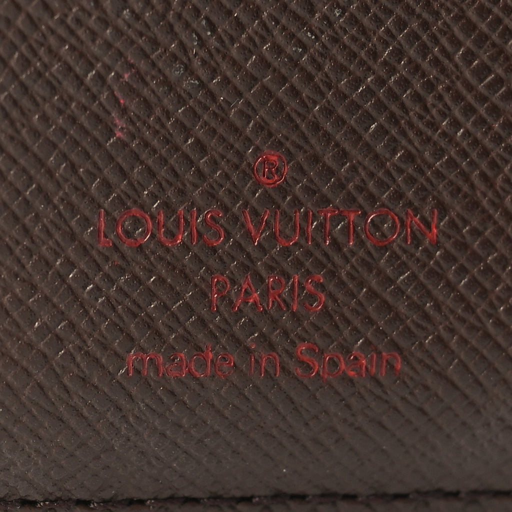 Louis Vuitton Damier Ebene Small Ring Agenda Cover