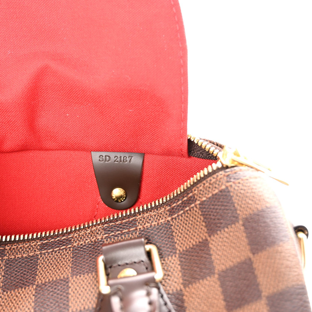 Louis Vuitton Damier Ebene Speedy Bandouliere 25