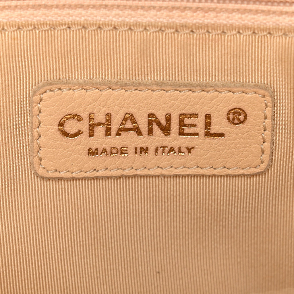 Chanel Caviar Quilted Grand Shopping Tote GST Beige