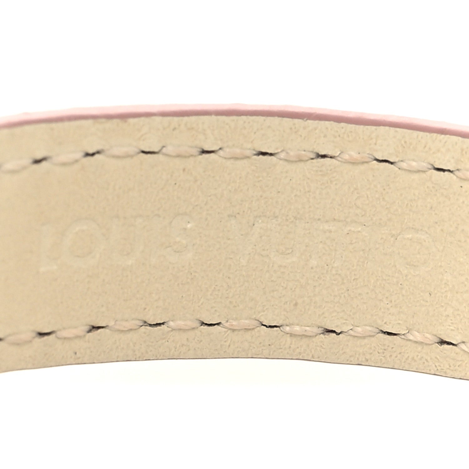 Louis Vuitton Calfskin Iconic Bracelet 17 Rose Poudre