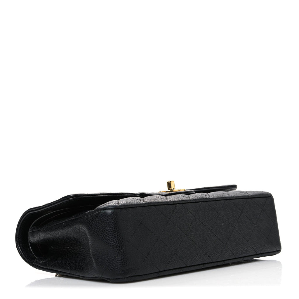 Chanel Caviar Quilted Medium Double Flap Black