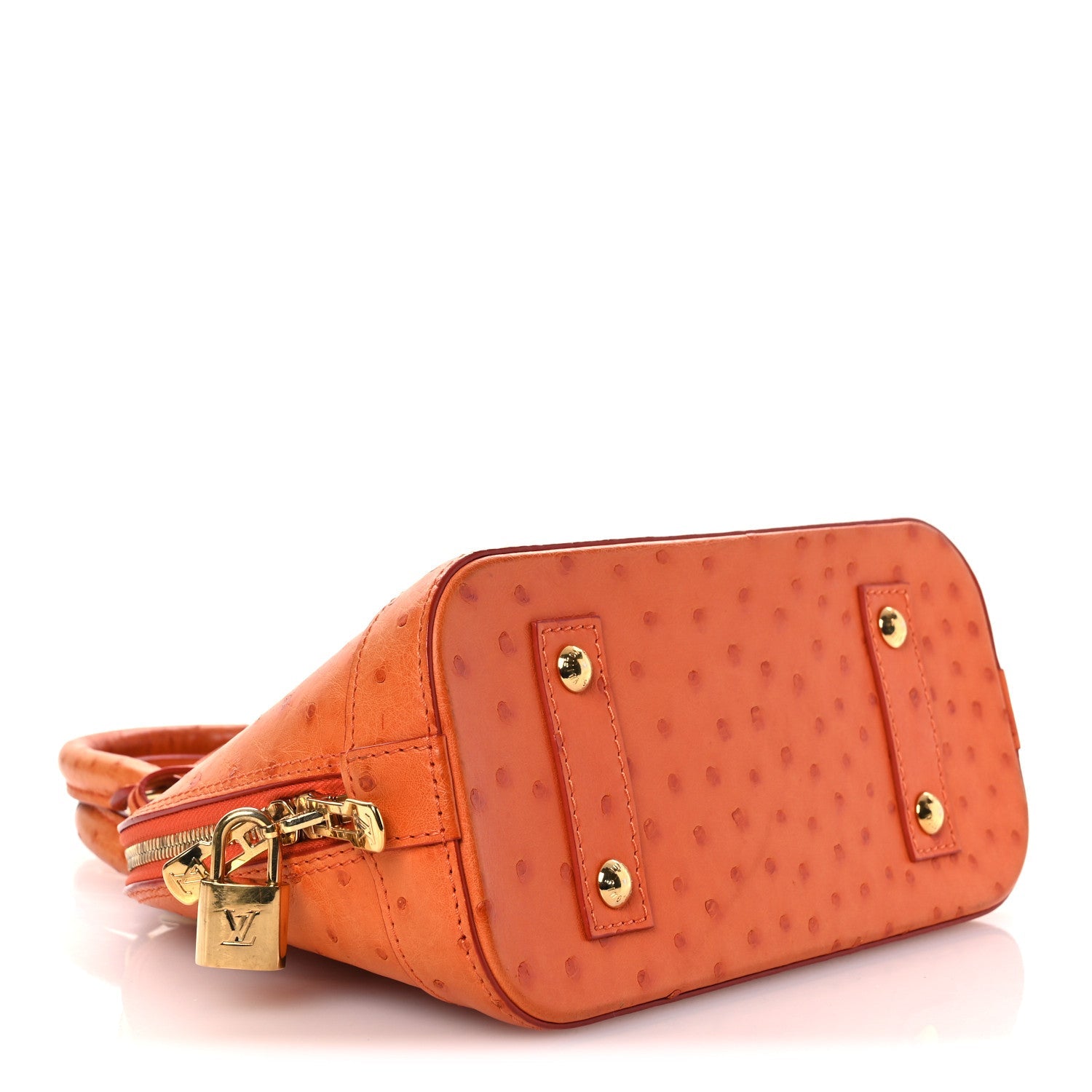 Louis Vuitton Ostrich Alma BB Piment